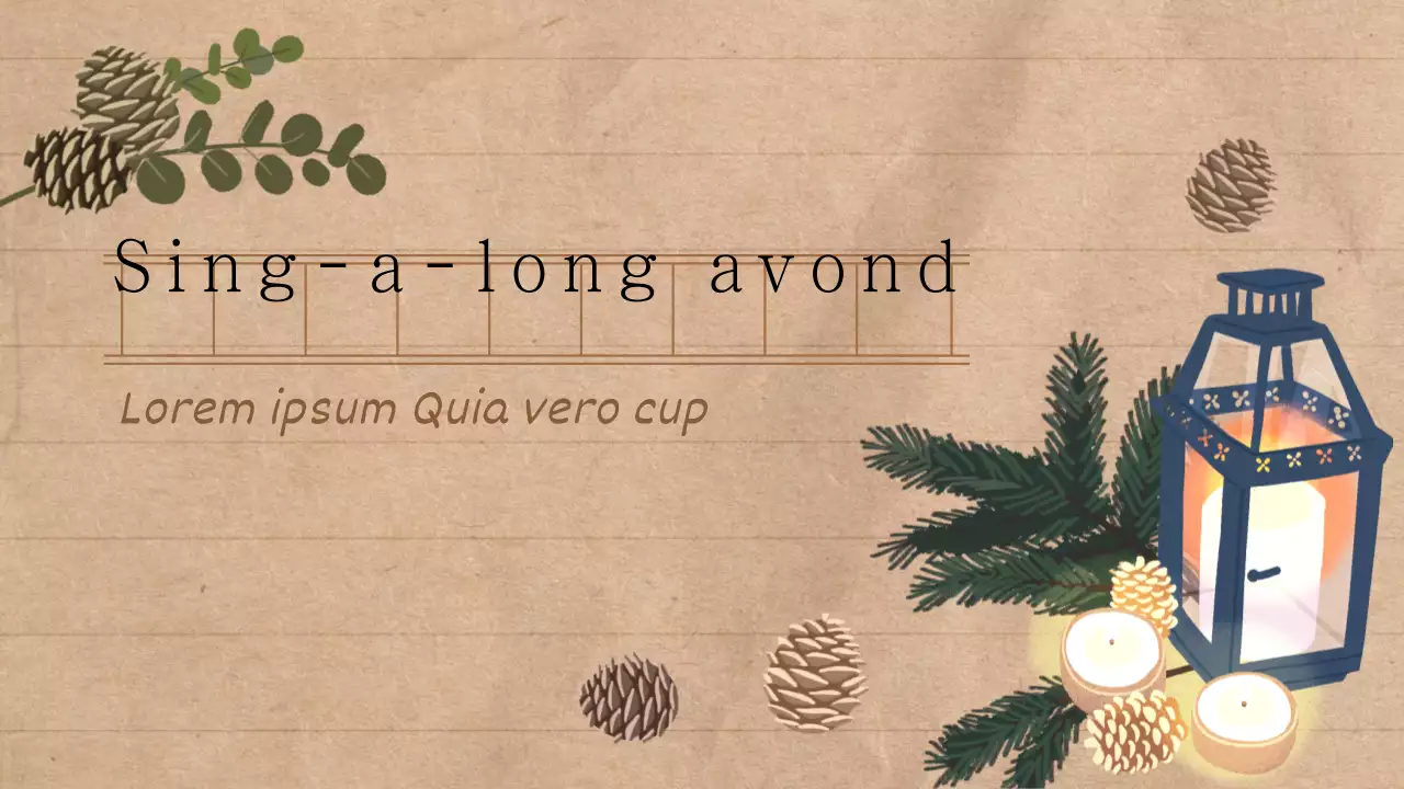 Emotionele muziek op bruin papier