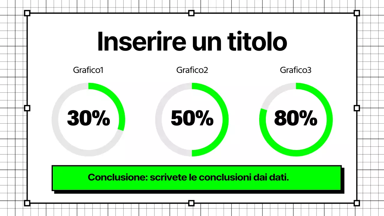 Grafici semplici con colori al neon