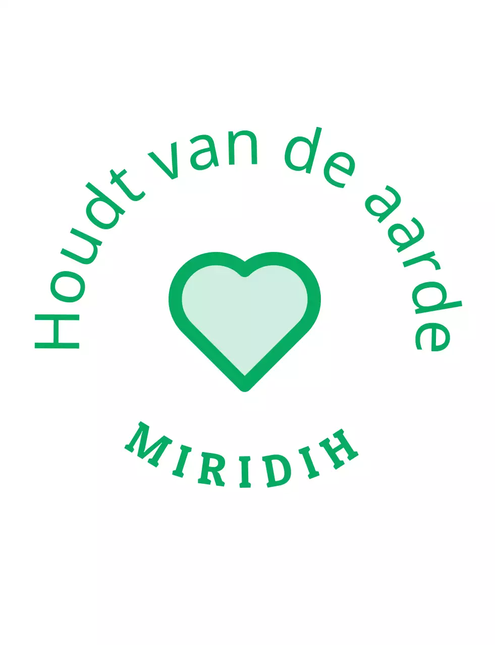 Schone, groene t-shirts voor milieucampagnes