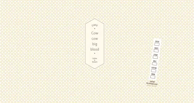 Simple pattern in light yellow and brown for a concept cafe