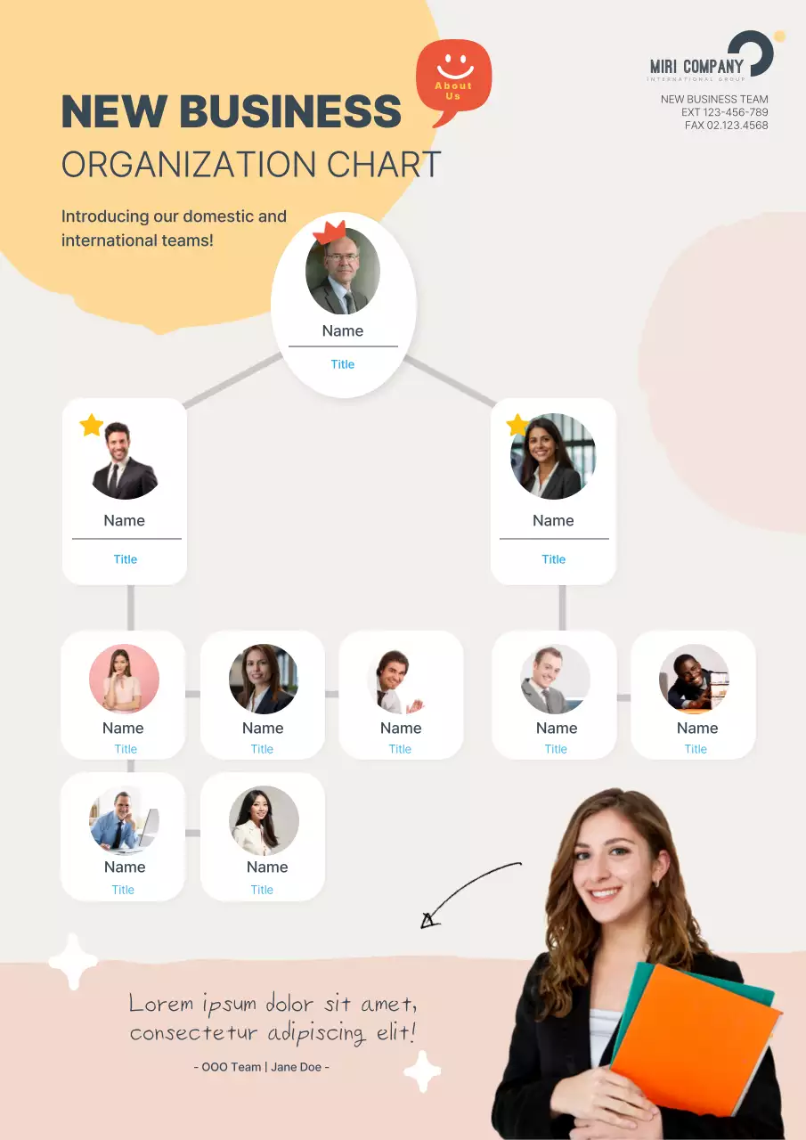 Beige Professional Business Chart Poster