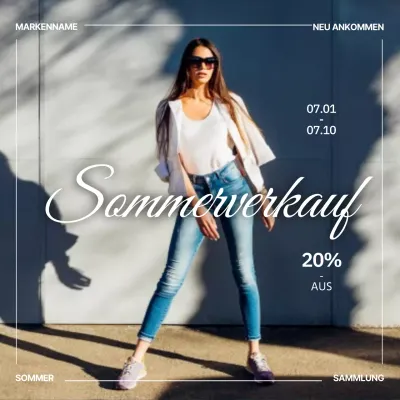 Grauer und blauer Fotorahmen Sommerschlussverkauf