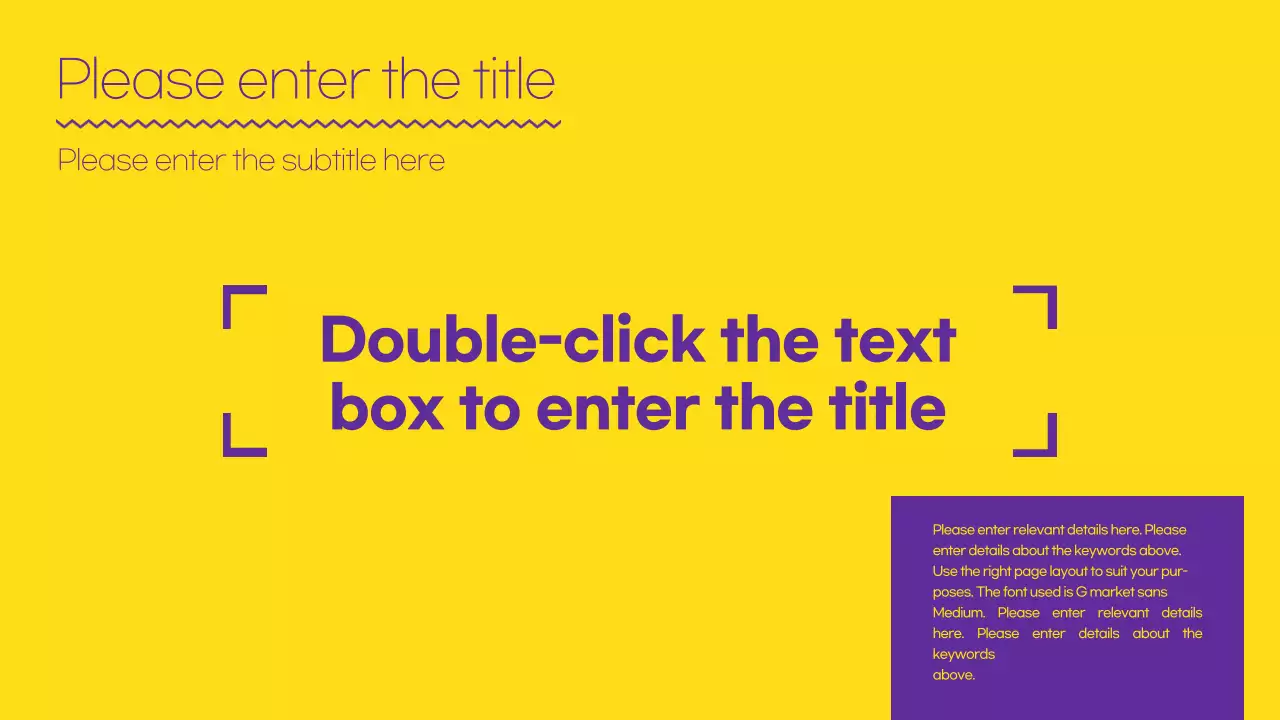 Yellow Simple Document Presentation