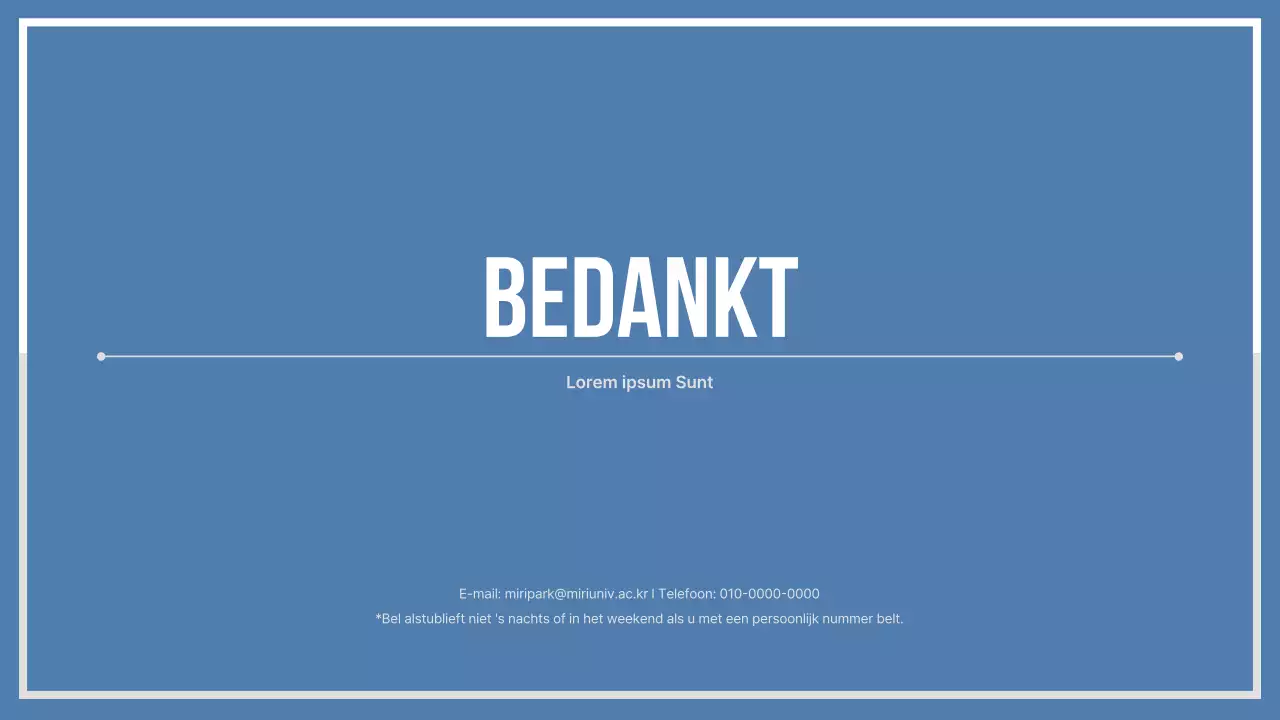 Een pastel en subtiele universiteitssyllabus