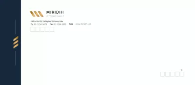 Buste colorate aziendali moderne in stile navy