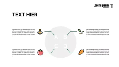 Niedliche Konzept-Agenda in Grün