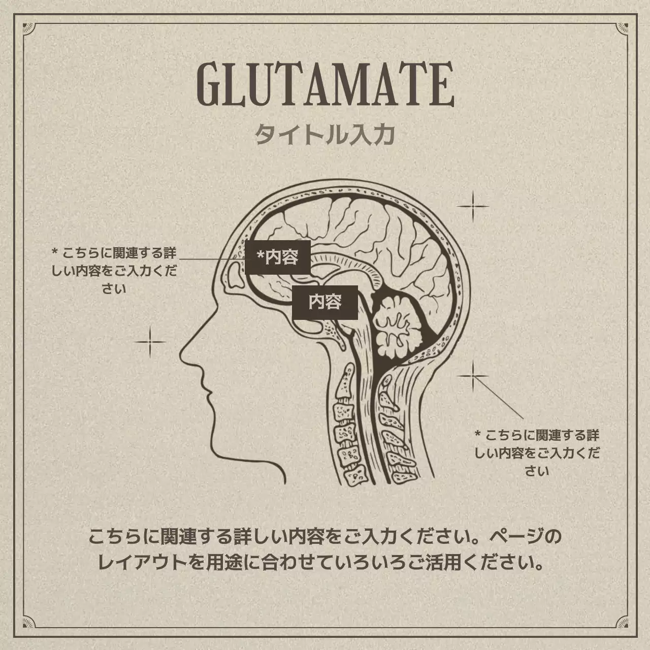 ベージュ クラシック 科学 ポスター Instagram カルーセル