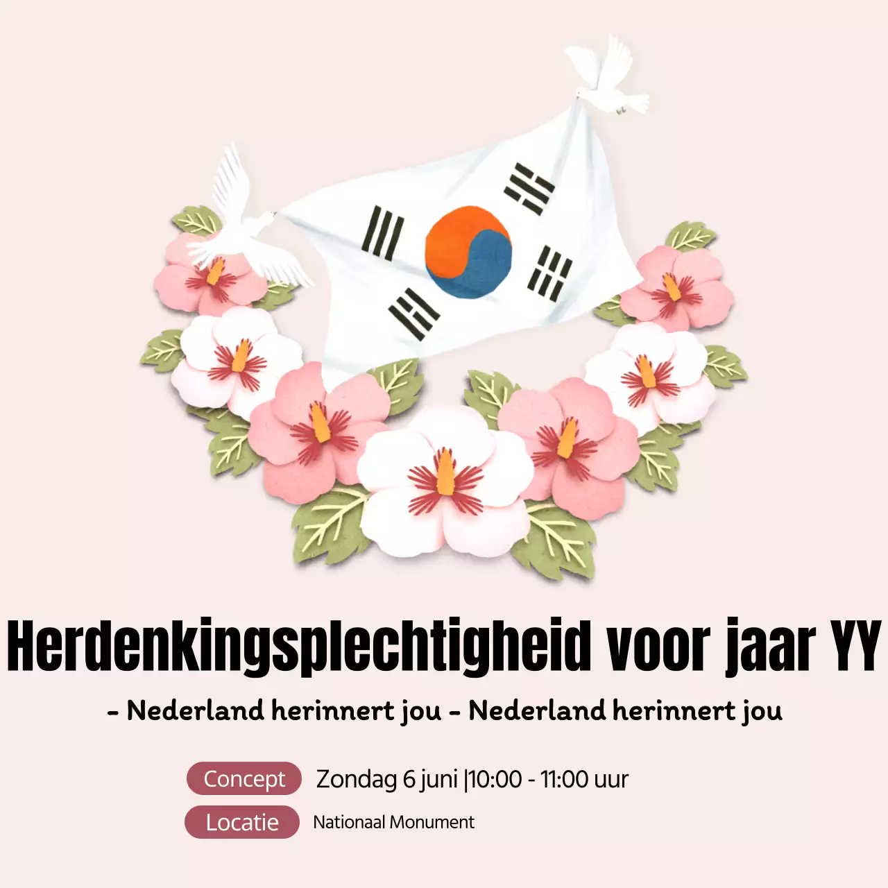 Een gids voor Dodenherdenking in indigoroze pasteltinten