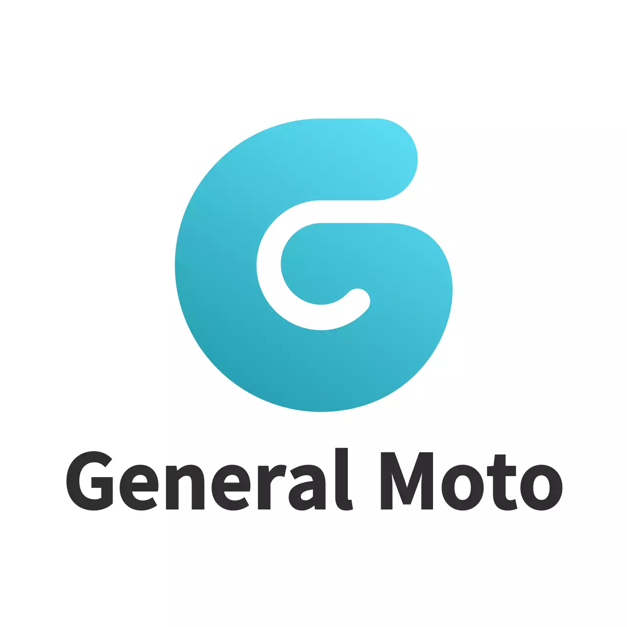 青 モダン デザイン ロゴ