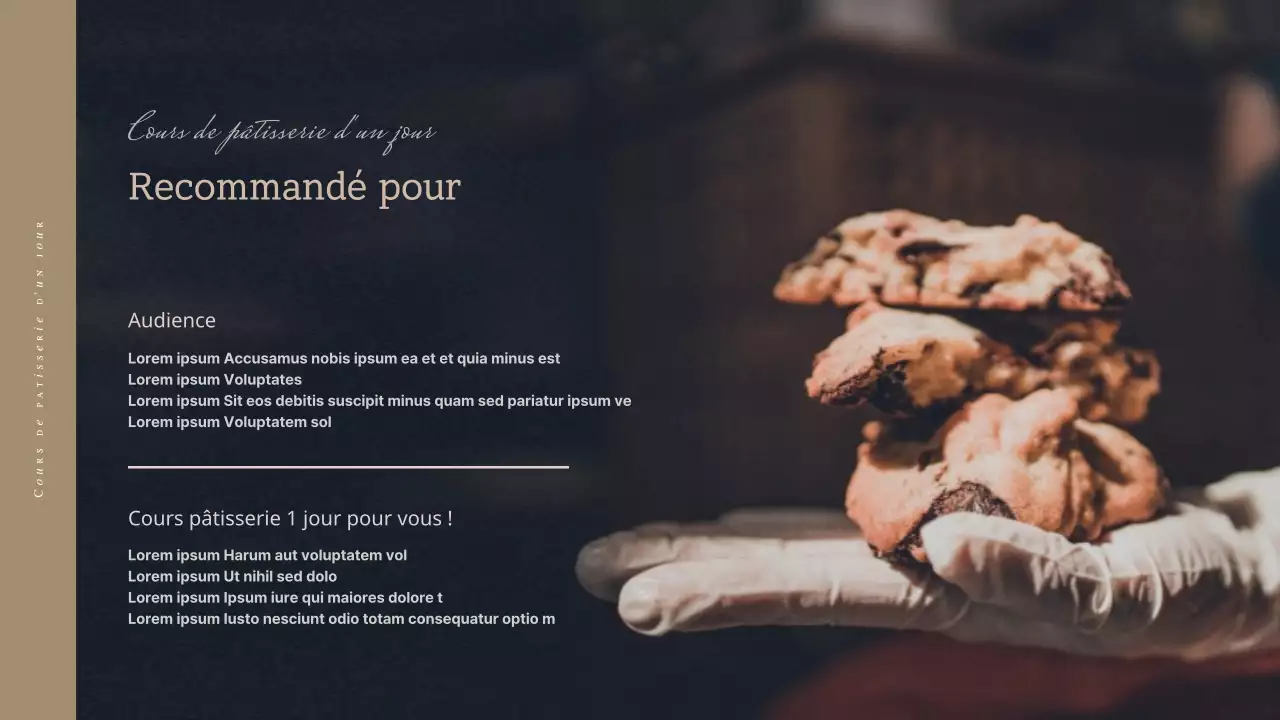 Proposition d'un cours de boulangerie d'une journée en beige