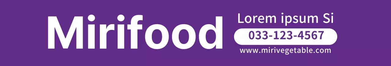 Blau Lila Grün Lebendige Produkte Geschäftsname