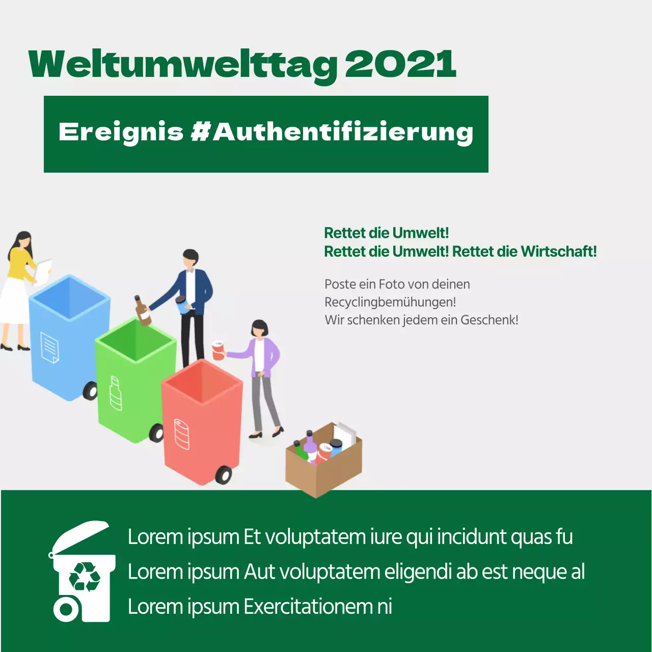 Umweltbewusstes Handeln mit der Fotoaktion zum Weltumwelttag