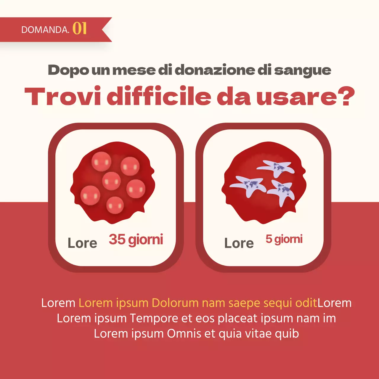 Dooclass Giornata mondiale del donatore di sangue Carta Novità Design