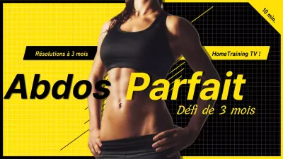 La photo jaune et noire met en valeur la séance d'entraînement YouTube