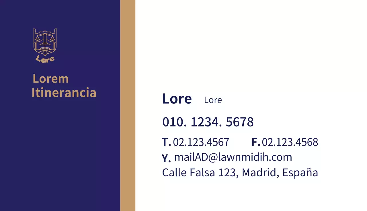 logotipo azul empresa de lujo