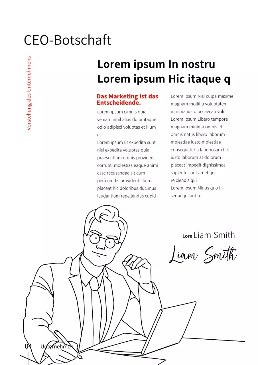 Rote und schwarze Stadt Gebäude inspiriert Geschäftsprofil vertikale Dokumentvorlage