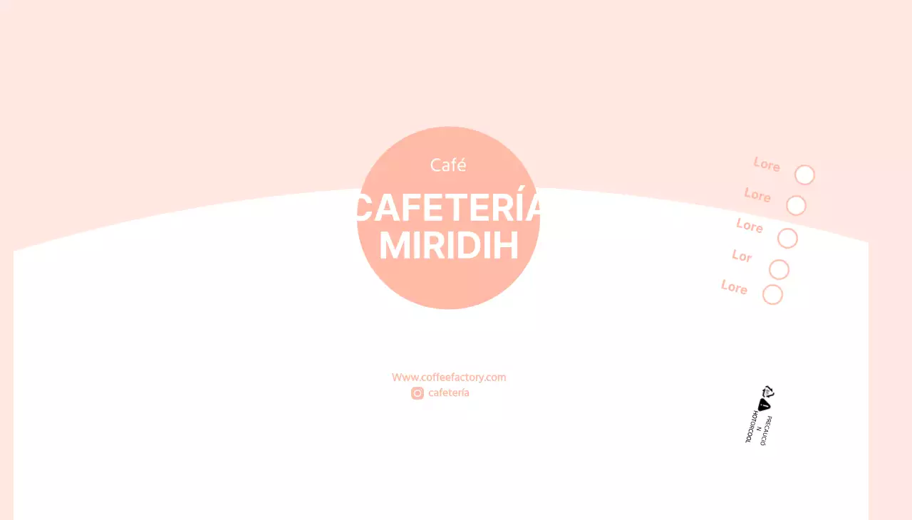 Sencillos vasos de papel rosa de cafetería