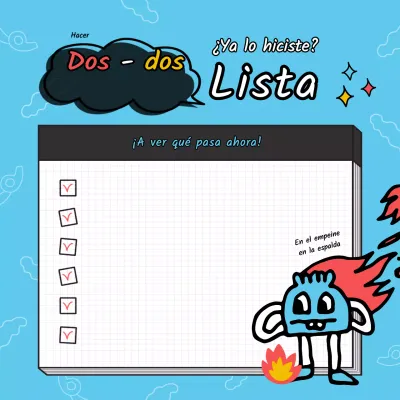 Bloc de notas tudorista de estilo kitsch en azul claro y blanco