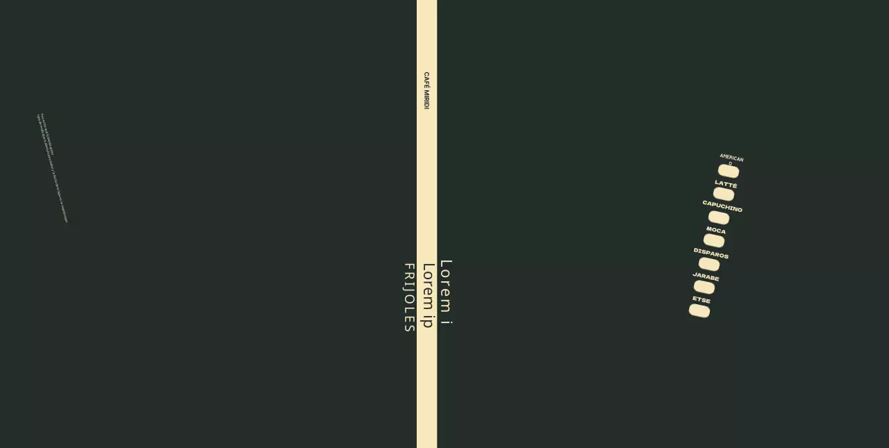 Black Simple Lines Cafe Lista de comprobación