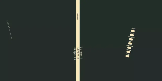 Black Simple Lines Cafe Lista de comprobación