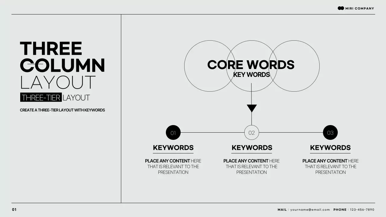 그레이 모던 비즈니스 프레젠테이션