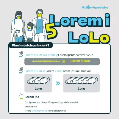 Aufhebung von Teil 5 der öffentlichen Masken
