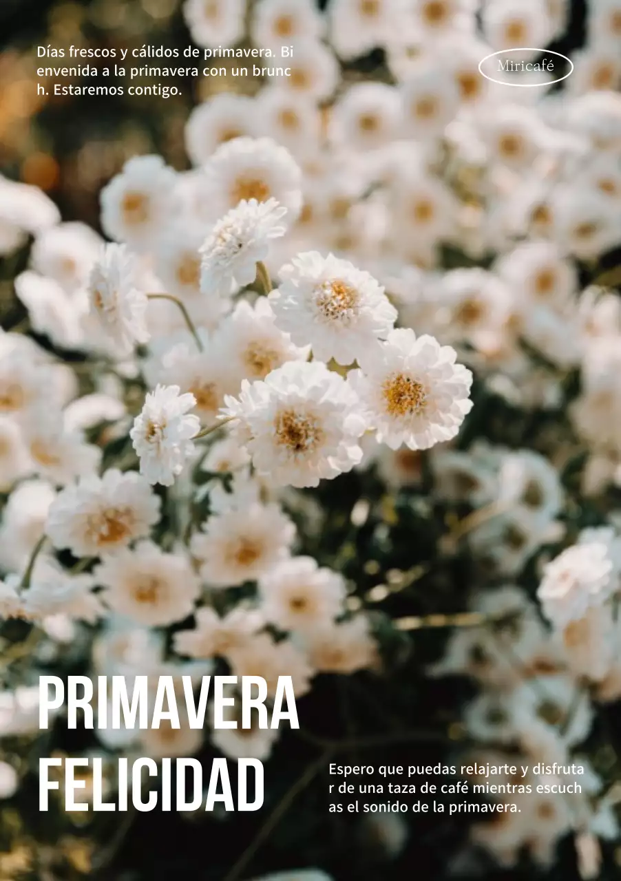 Diseño floral primaveral