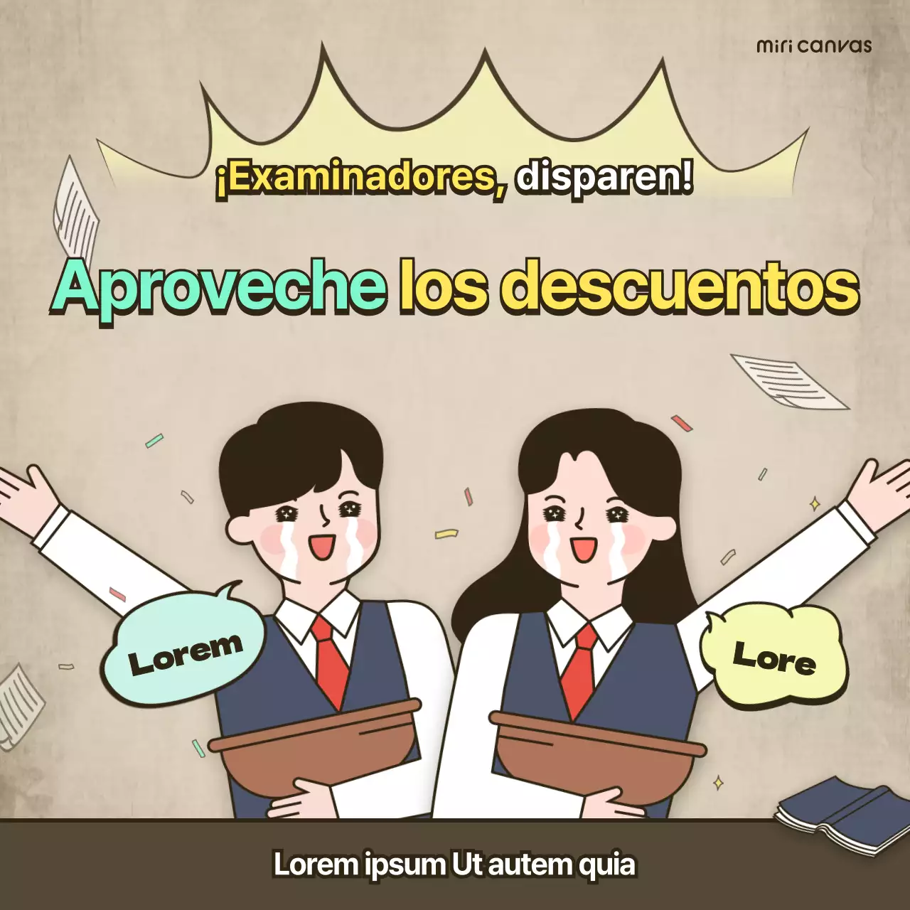 Venta de productos marrones con temática SAT