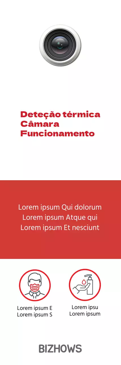 Guia de Funcionamento da Câmara Térmica Simples Vermelho Branco