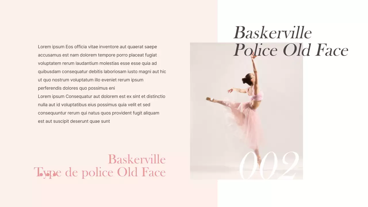 Présentations féminines