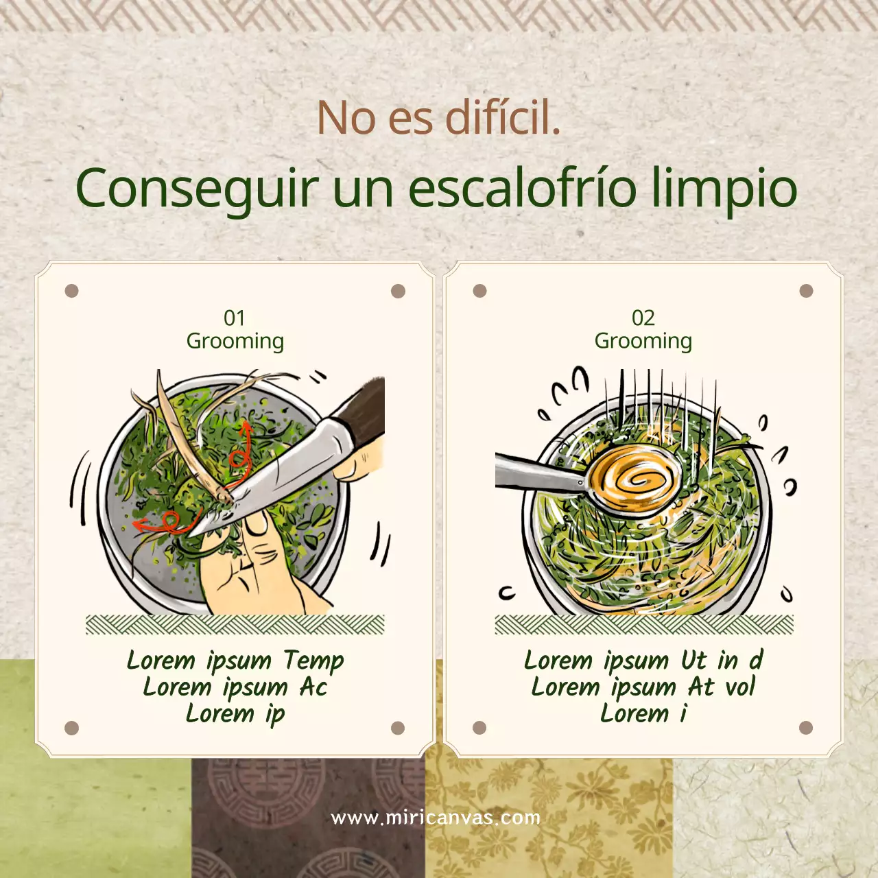 Receta de sopa fría de miso marrón y verde