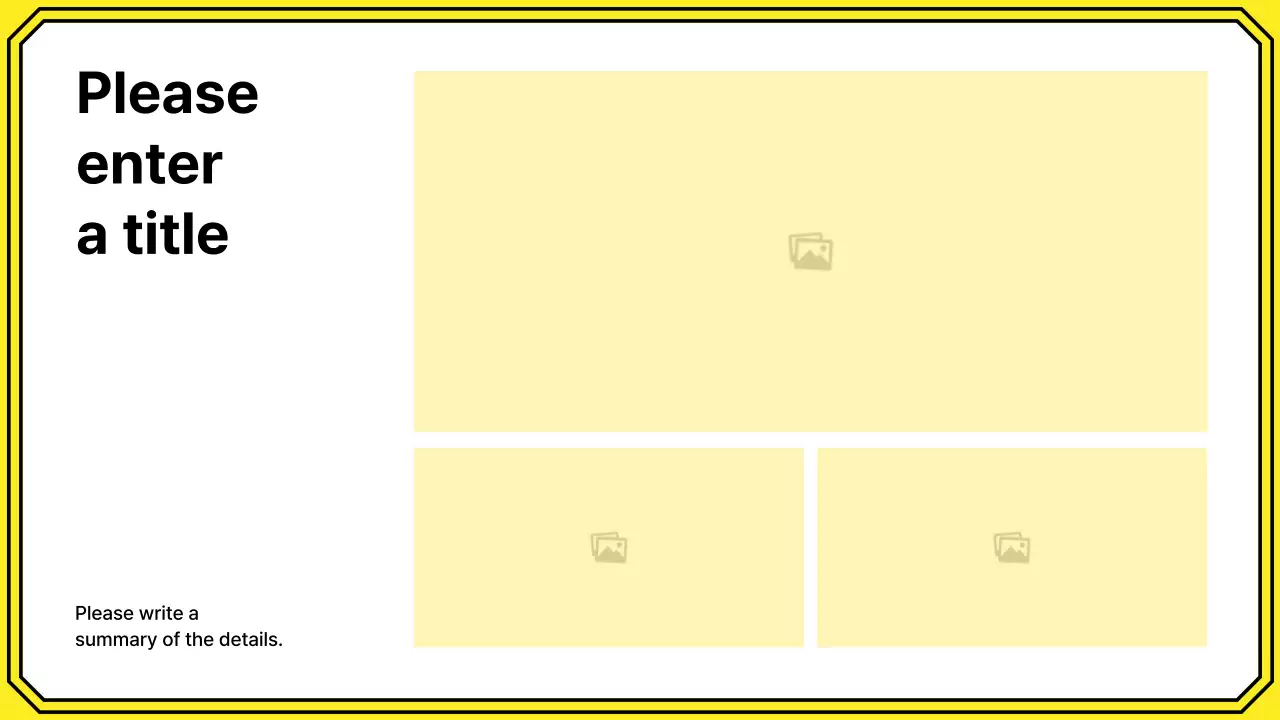 Yellow Modern Guide Presentation