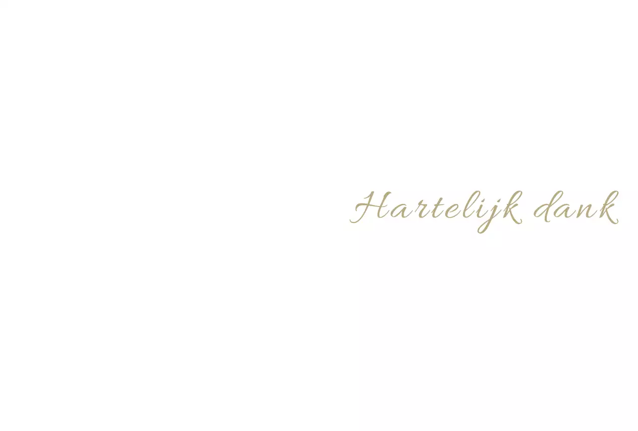 Witte bedankkaart voor eenvoudige aankoop