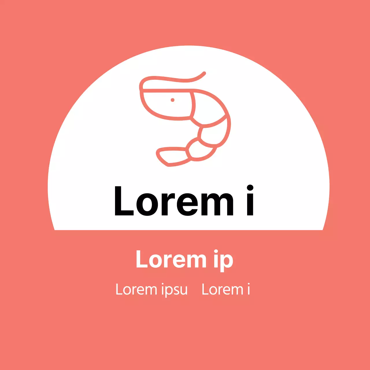 Roze illustratie schoon restaurant garnalen kimbap promotioneel label