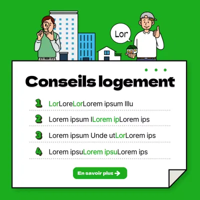 Thème de la prise de notes vertes et nettes Trouver un lieu de vie Communiquer des informations