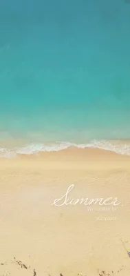 Sand Minimal Summer Invitation Wallpaper