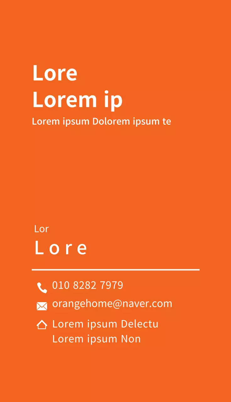 blanco naranja ilustración sencilla agente inmobiliario