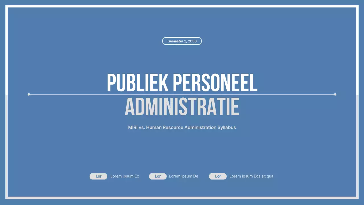 Een pastel en subtiele universiteitssyllabus