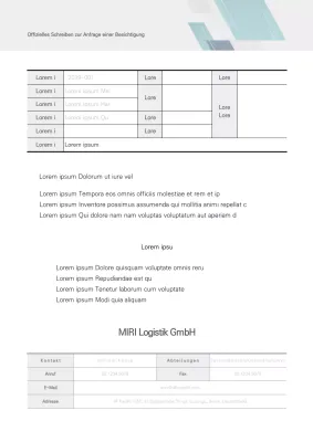 BesichtigungBesuch anfordernBrief anfordernFirmenbriefBesichtigung anfordernKooperation