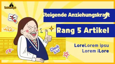 Informationen über lächerliche gelbe und marineblaue Schulsachen bereitstellen