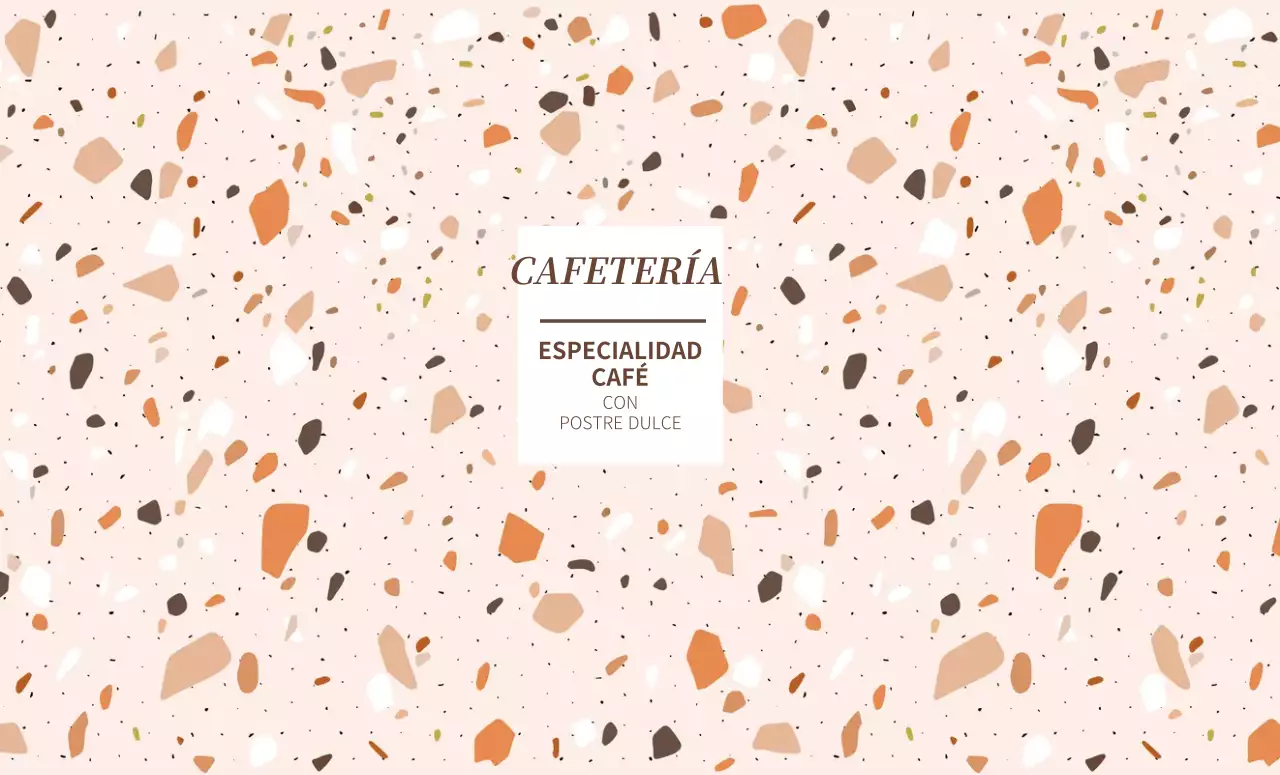 Diseño de taza de papel de café con formas coloridas