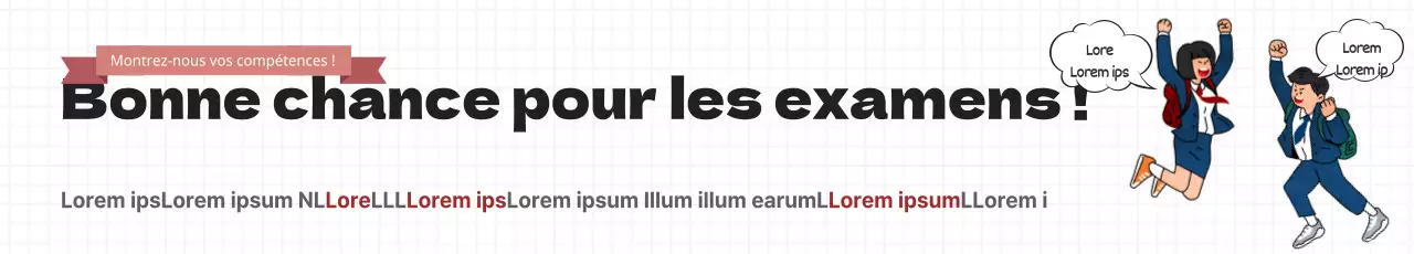 Bravo pour votre réussite