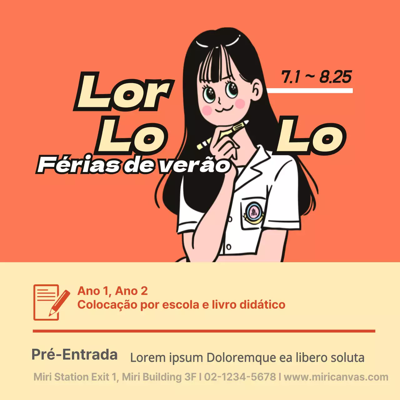 Especialidades de verão