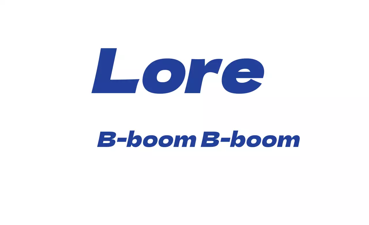 Mensaje sencillo en blanco y azul