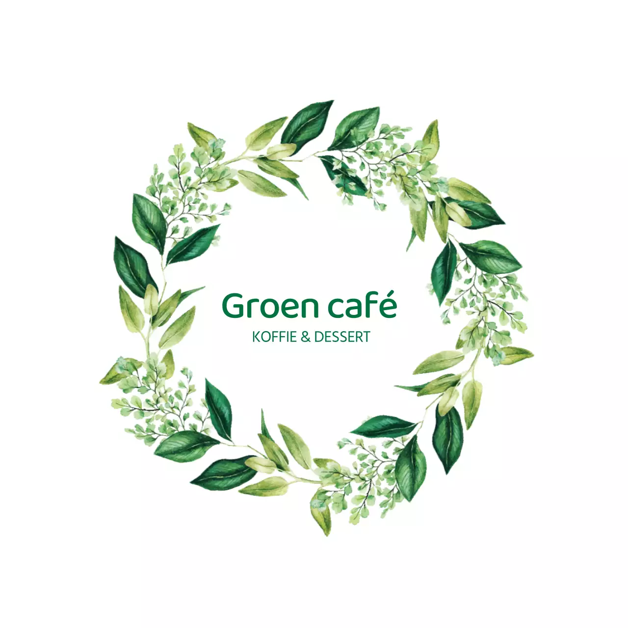 Witte Illustratie Emotioneel Café Promotie