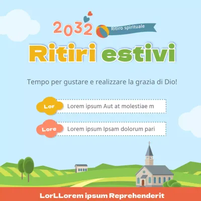 Ritiro estivo della Chiesa