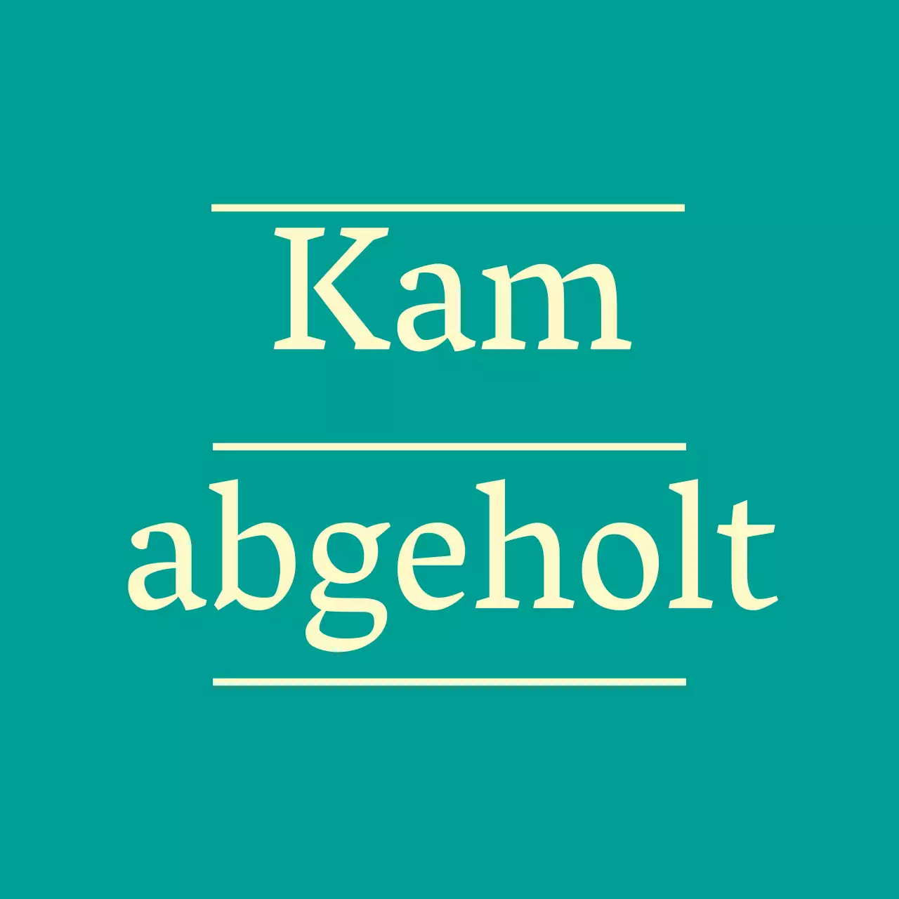 Mintgelbe einfache Nachricht mit Text