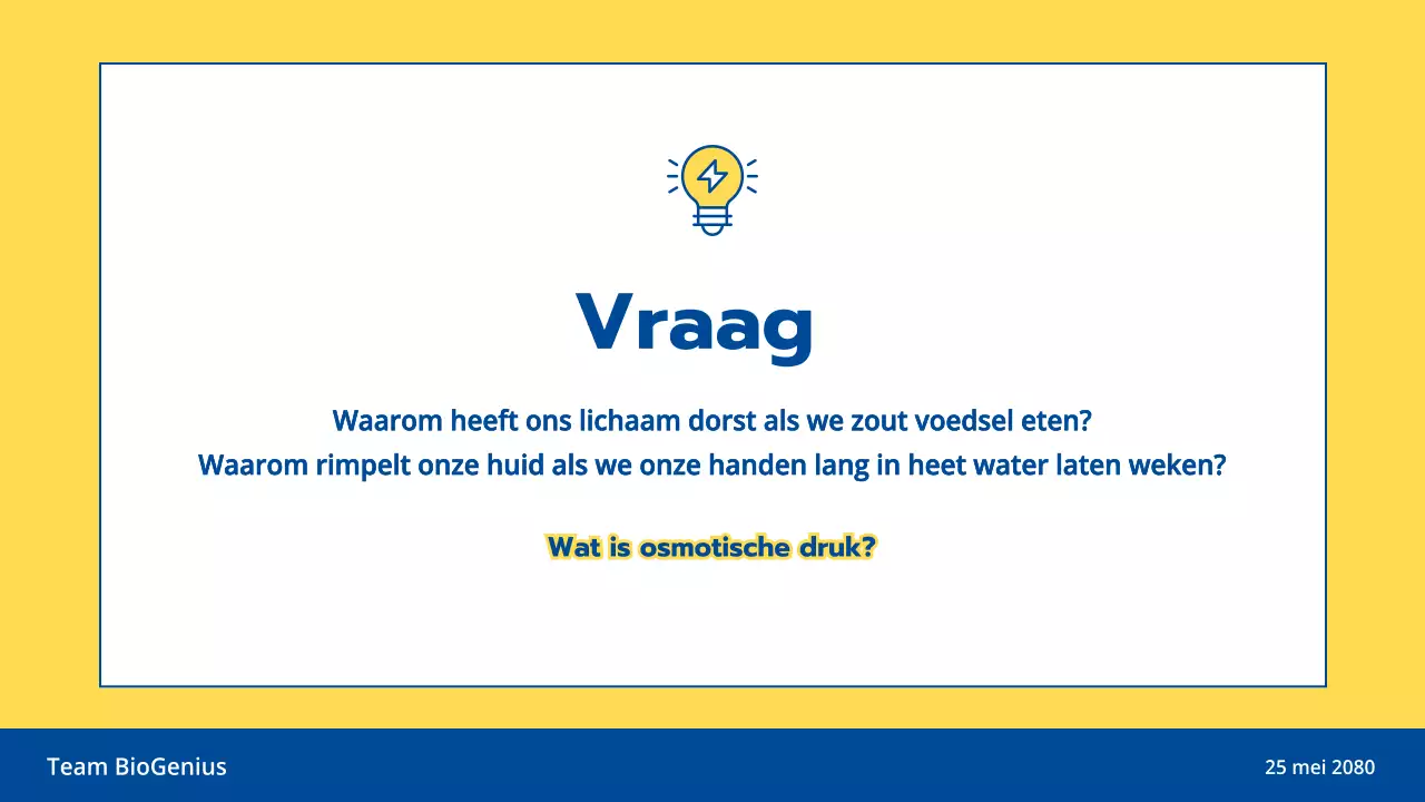 Licht blauwe en gele lijn illustratie schone wetenschap experiment onderwijs klasse presentatie thema