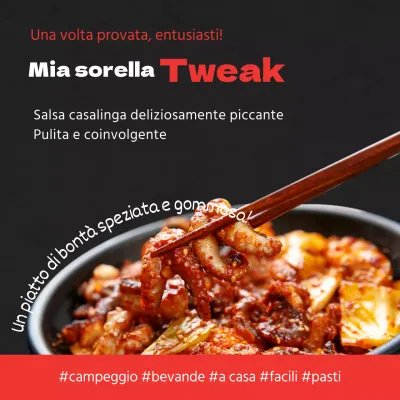 chutney nero rosso cibo piccante bevande da campeggio snack