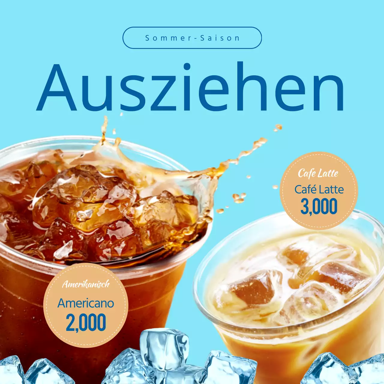 Rabatt auf Kaffeeverpackungen